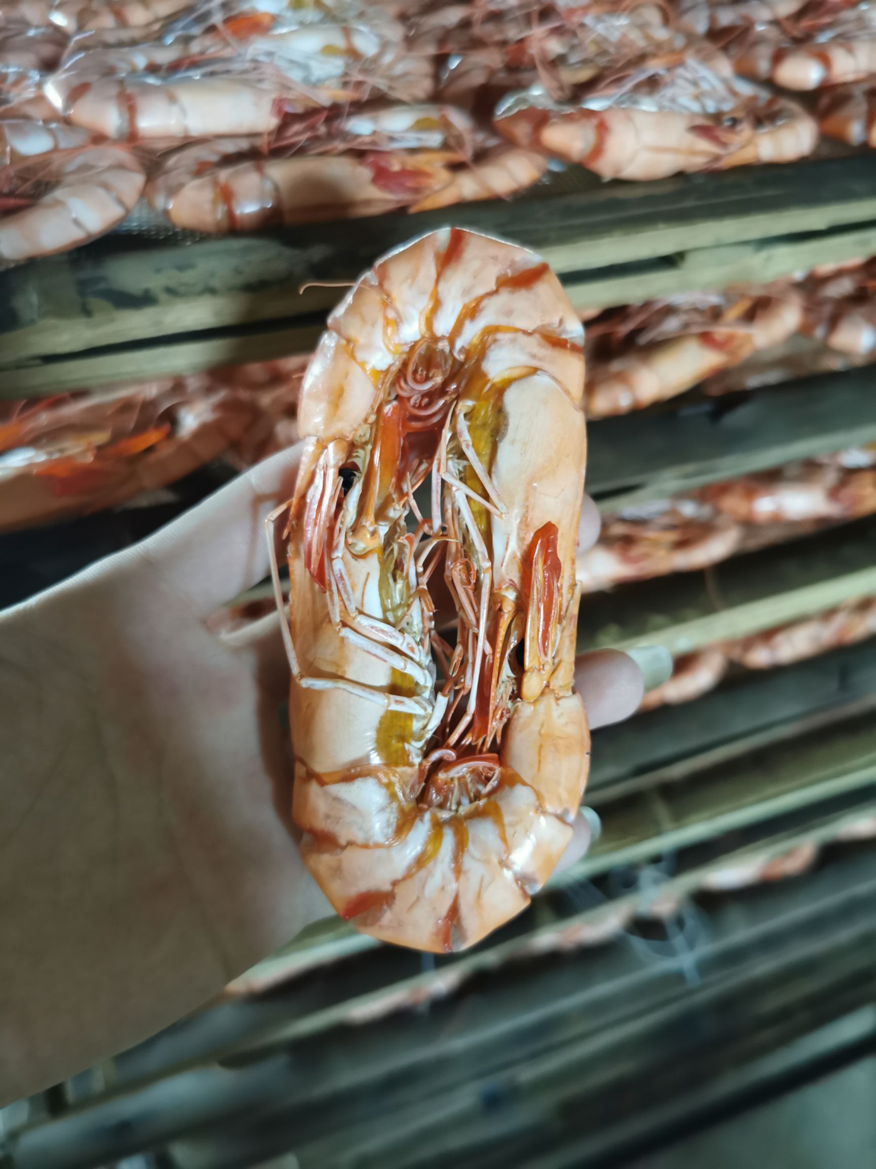 对虾干 九节虾干，小孩即食零食补钙特大炭烤大虾