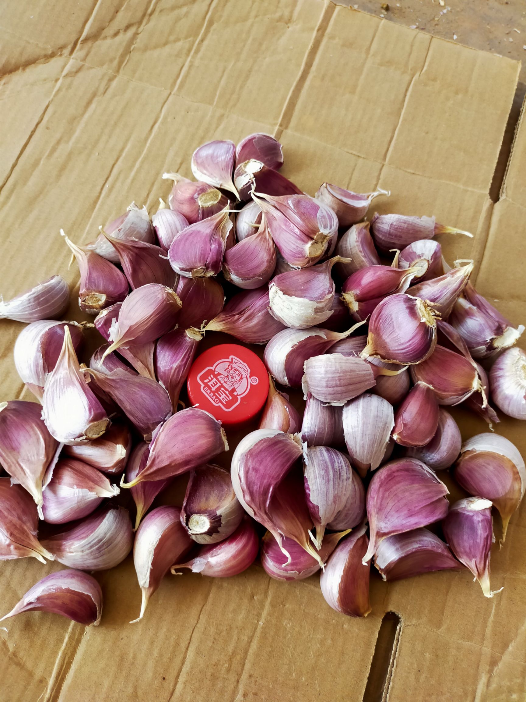 弥渡县高原红蒜，香蒜，寒蒜红根蒜苗种子红皮蒜瓣子可以种可吃