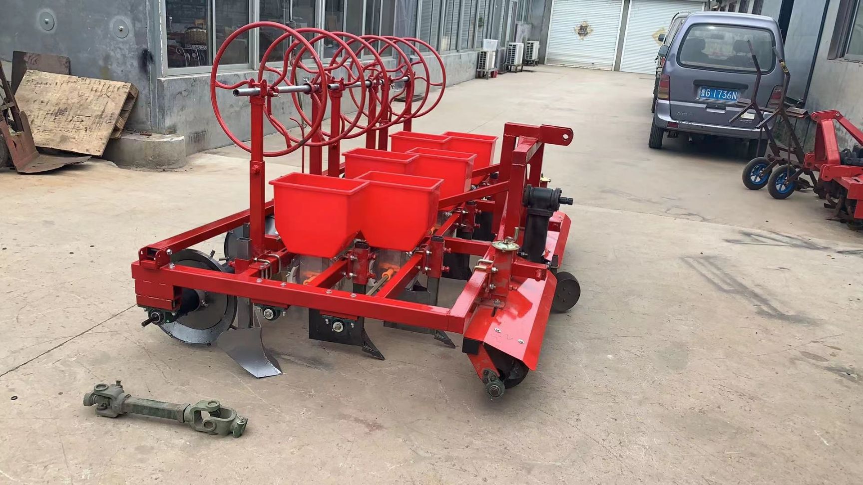  花生播种机，种植机，旋耕，起垄，播种，滴灌，镇压，划痕一体机