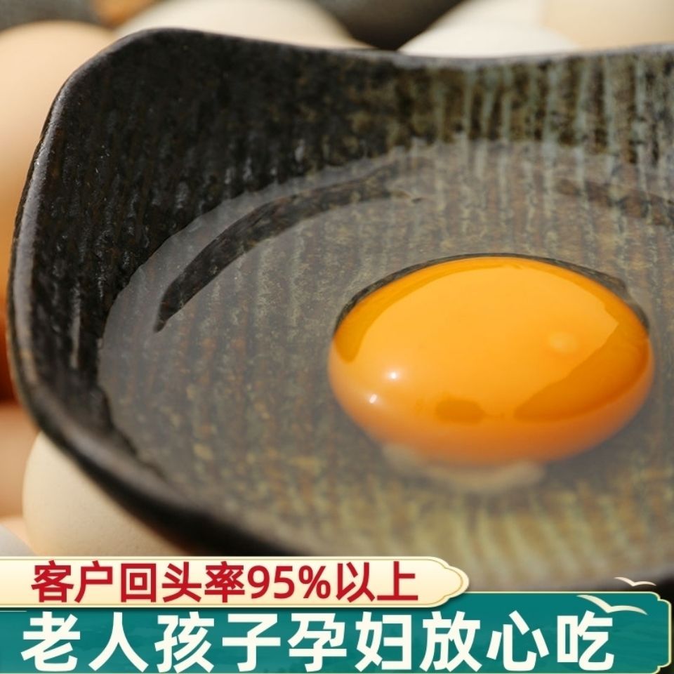 农家散养土鸡蛋现捡现发正宗新鲜，大个笨鸡蛋