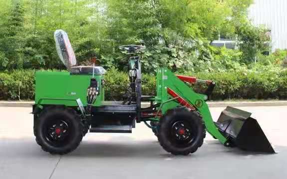  电动装载机四驱全新机转向灵活使用方便适合养殖场小型工程农场