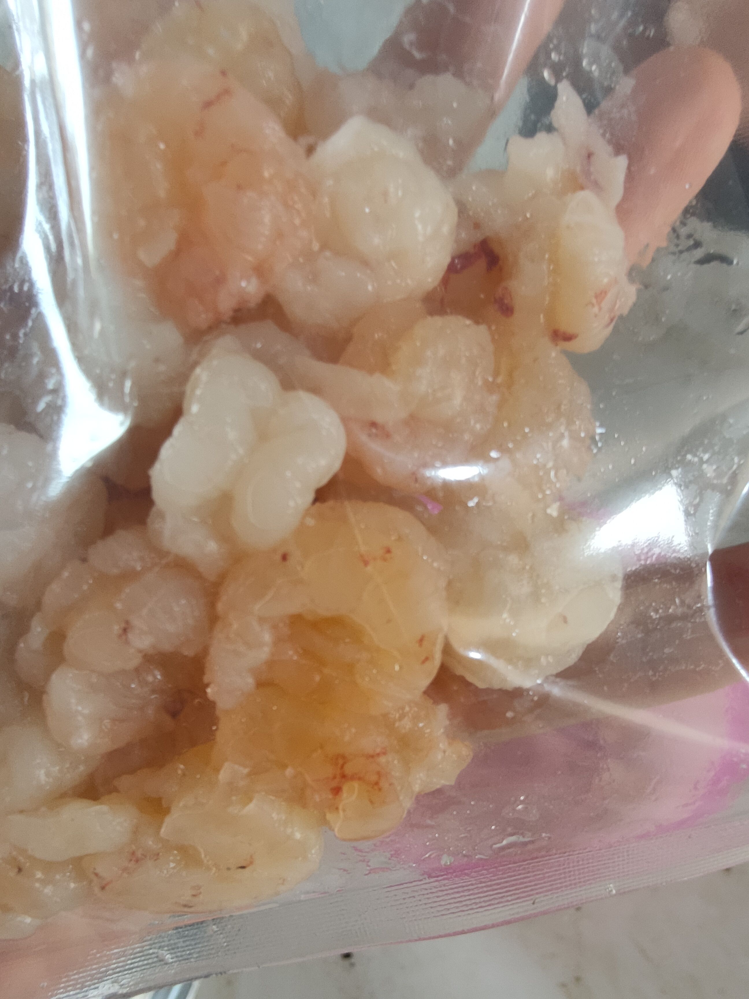 鲜龙虾仁不包冰一斤就是一斤足斤足两