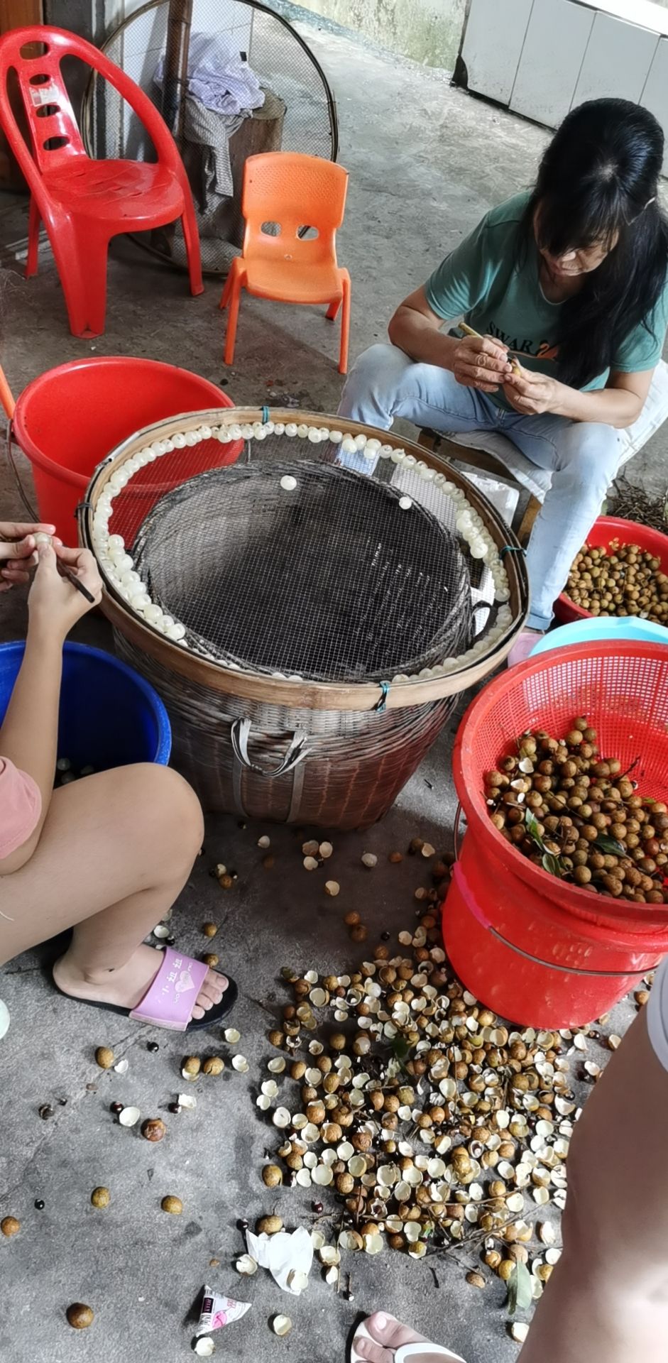 正宗博白三灘無核桂圓乾,綠色安全,純手工挑選,現做現賣,私家作坊,無