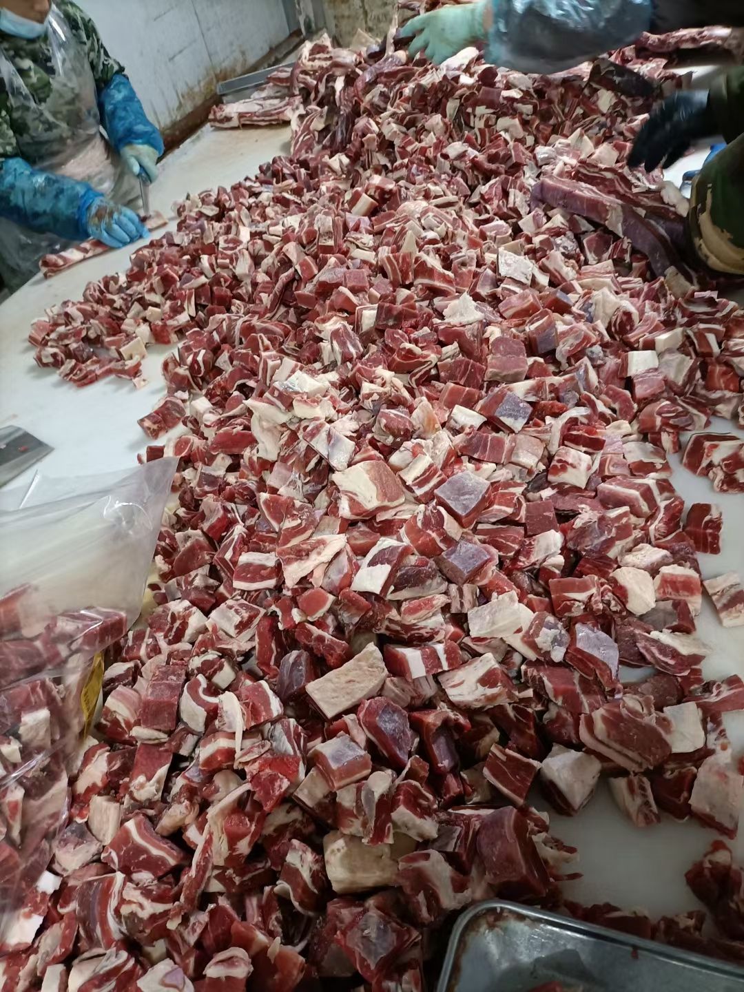 牛肉类  鲜切牛肉粒，