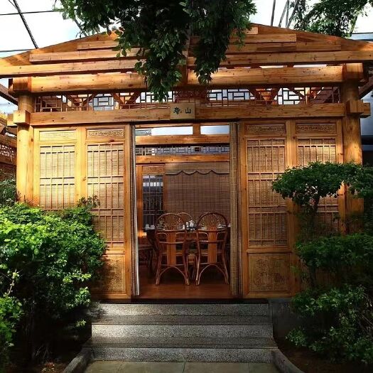 德州种植大棚 生态餐厅建设