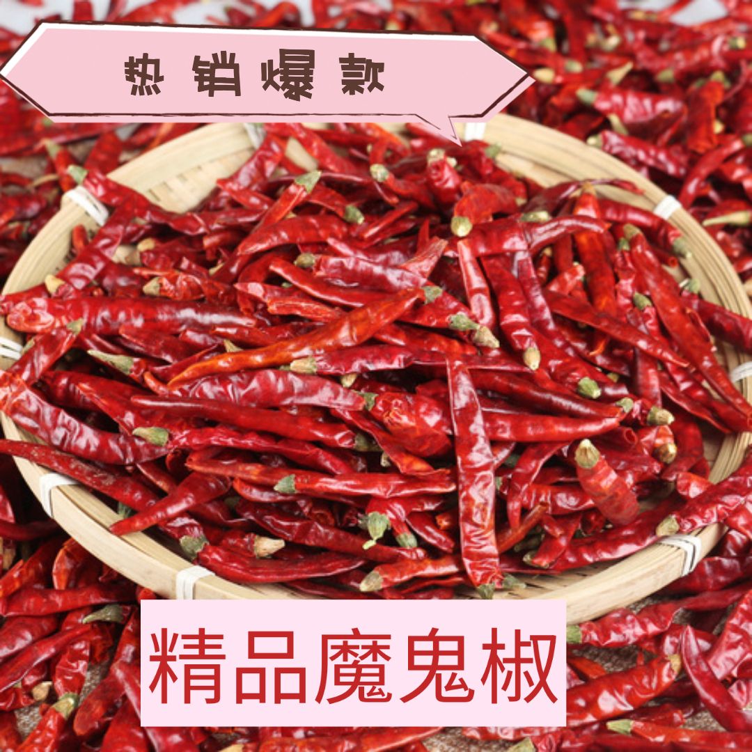 辣椒 魔鬼辣  印度魔鬼干辣椒，产地产地直销