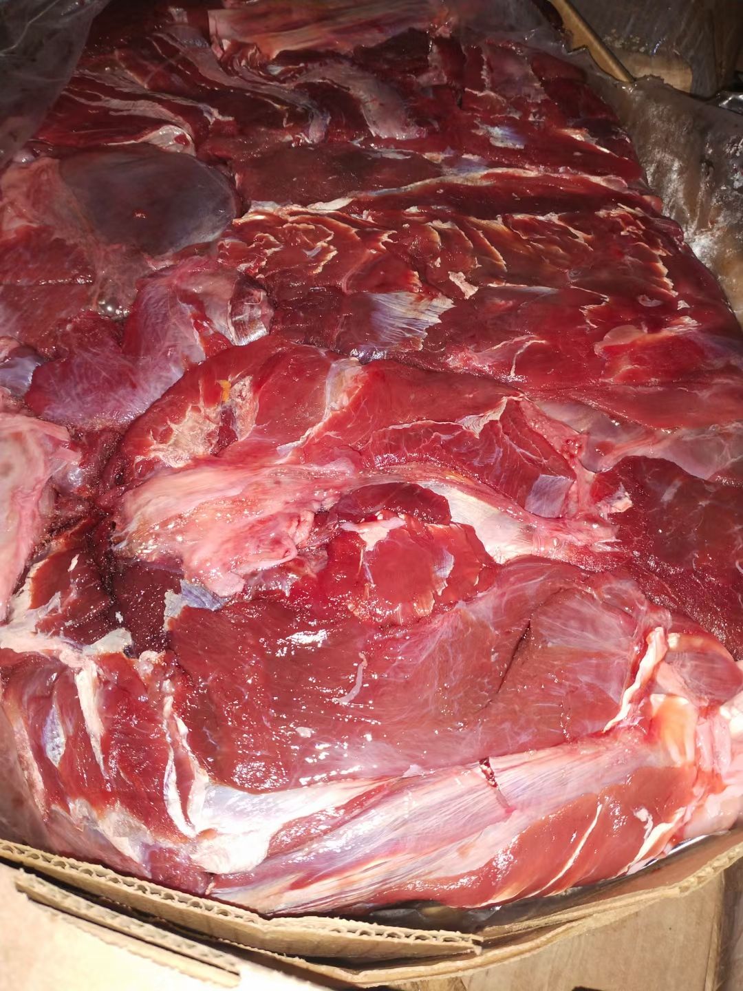 鲜驴肉  驴肉后腿肉颜色新鲜质量好出肉率高