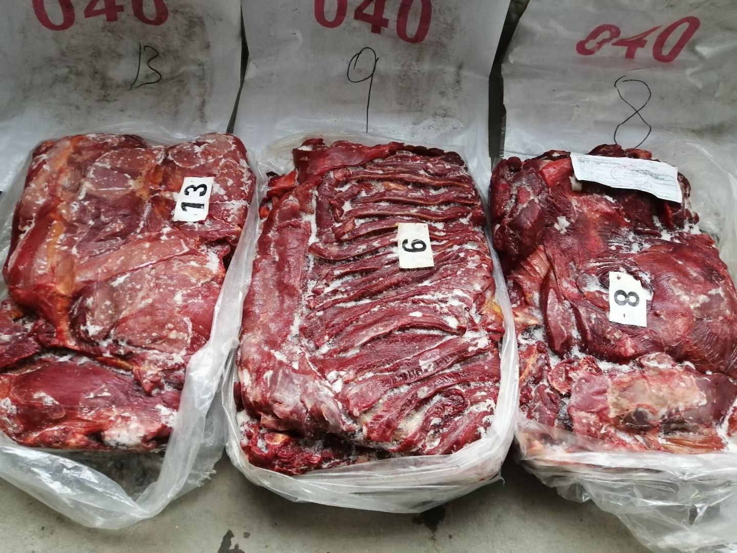 鲜马肉  马肉 颜色新鲜质量好出肉率高