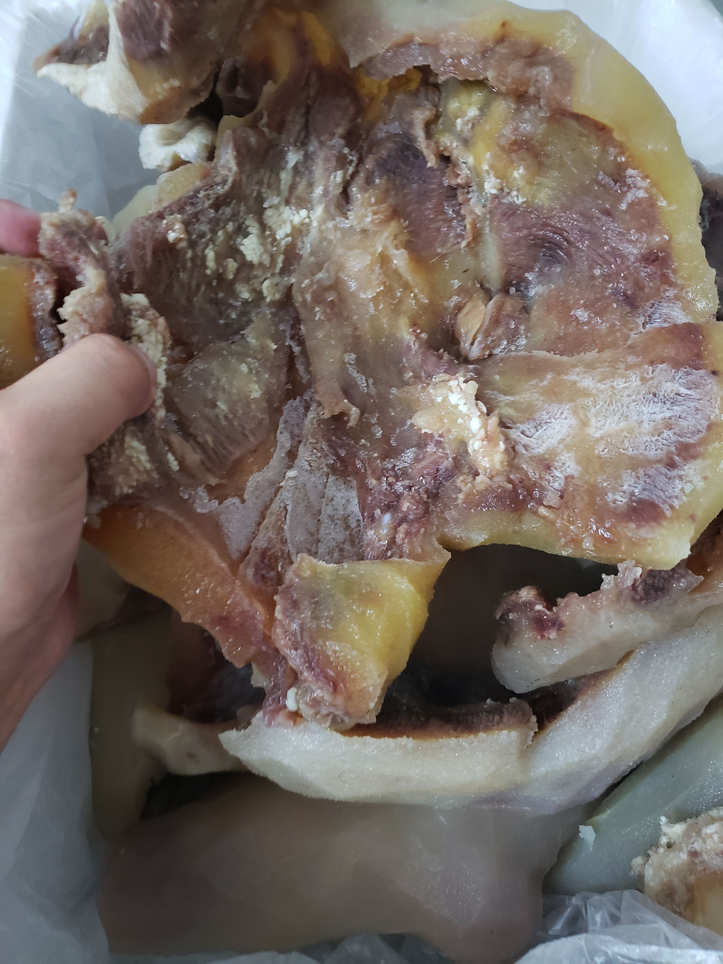 牛头皮牛脸肉牛皮筋牛头牛杂