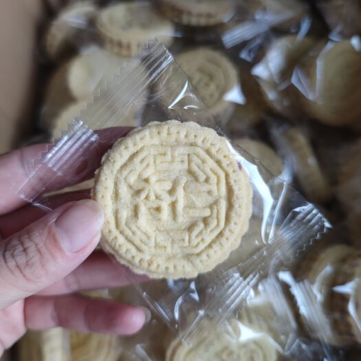 佛山 澳门手信杏仁炒米饼 阳江炒米饼 板栗杏仁花生炒米饼烤米饼