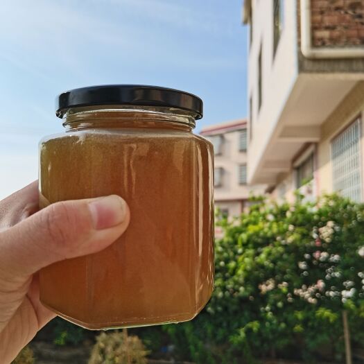 祁东县 农家土蜂蜜 百花蜜原蜜一斤装一瓶 自产自销