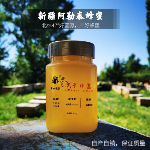 乌鲁木齐土蜂蜜  新疆阿勒泰蜂蜜，沙枣蜜，成熟封盖蜜，假一赔十