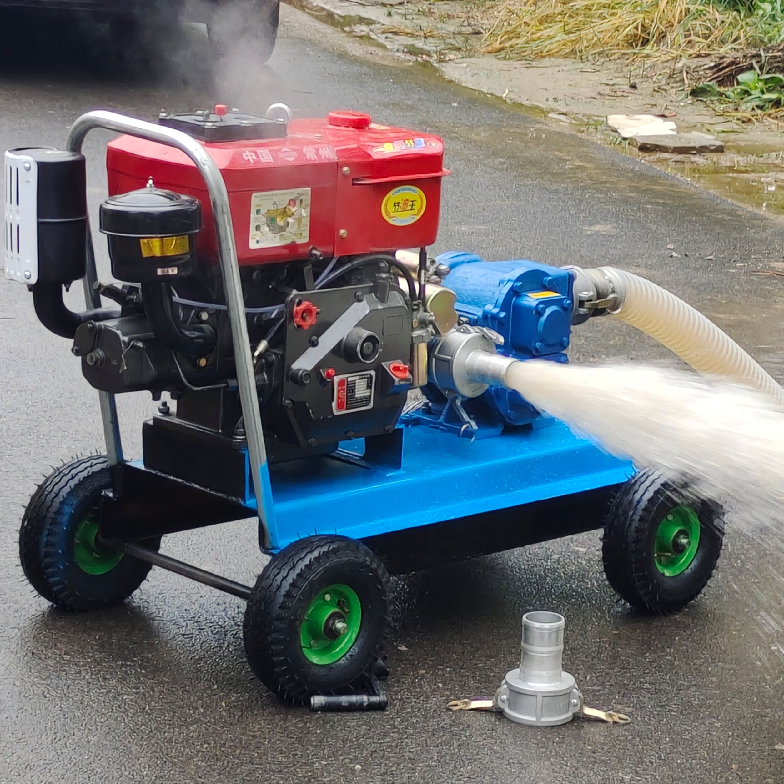 排污泵  浇地抽水灌溉直吸直排抽水泵，抽粪抽污水淤泥直吸泵体积小吸力大