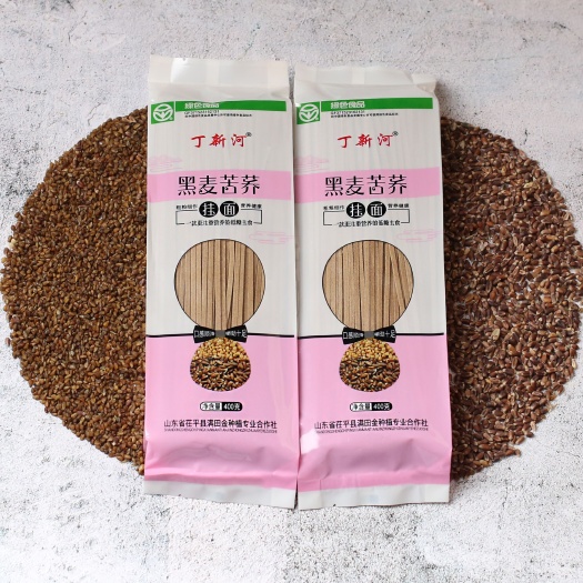 聊城满田金丁新河黑小麦苦荞挂面绿色食品批发零售定制贴牌