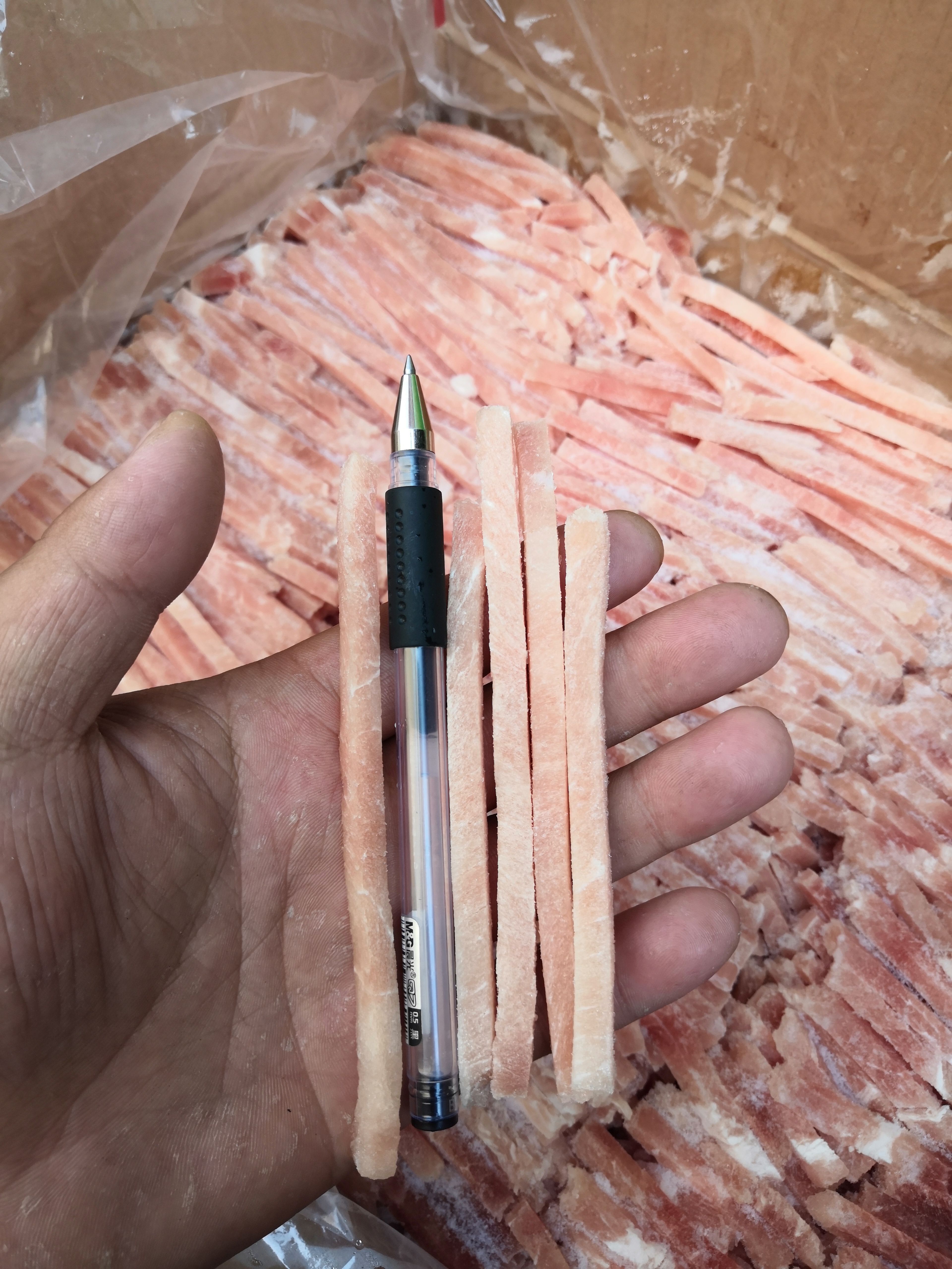 猪肉 精肉丝，瘦肉丝