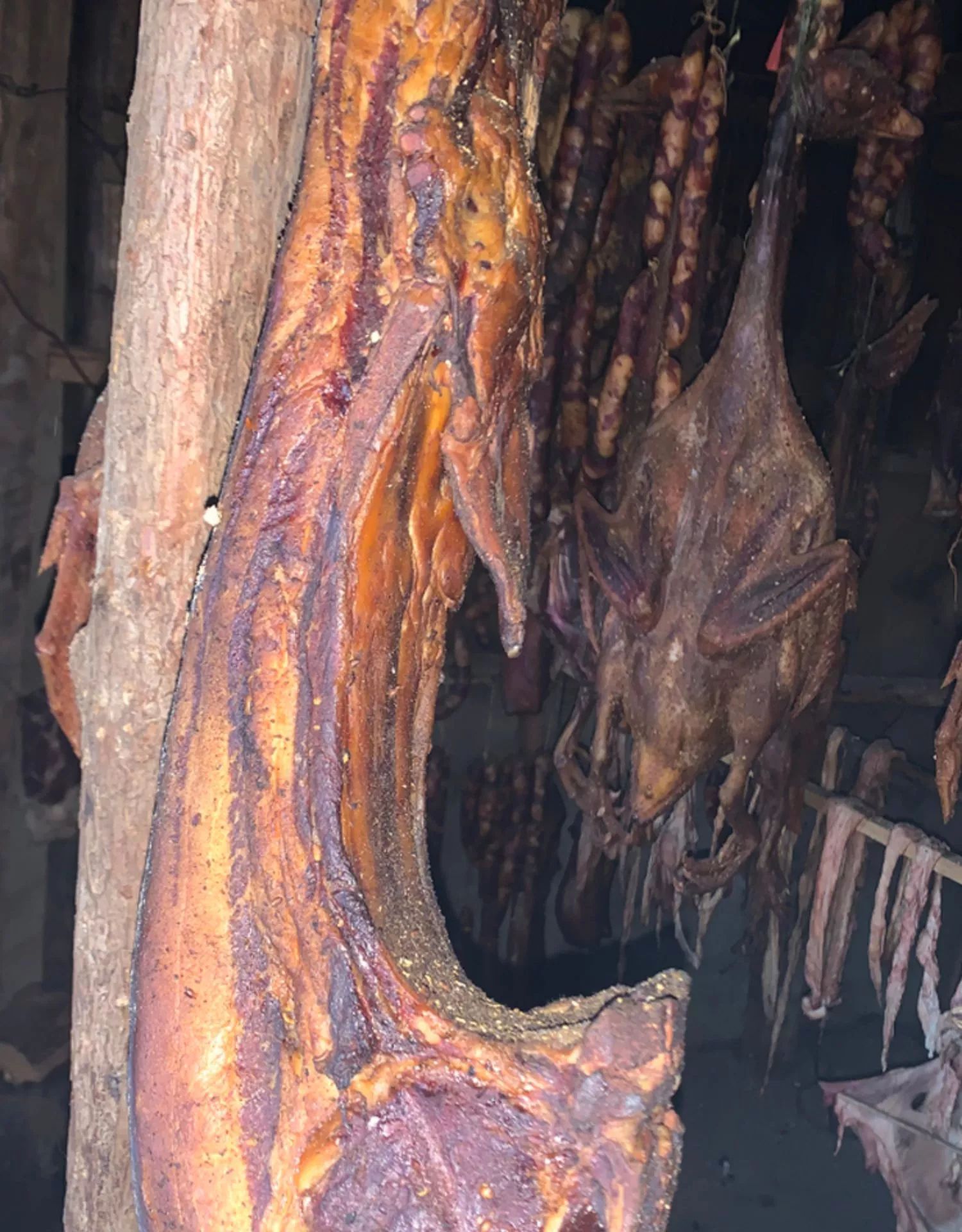 腊排骨  深山里的山泉猪，自家秋的腊肉