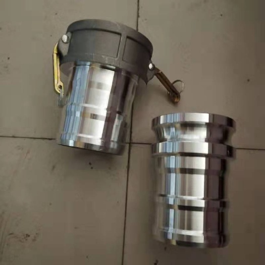 临沂铝合金快速接头2寸 扳把式CE型阴阳端快接头公母对接头洒水车