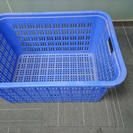 南宁塑料筐 大框，蔬菜水果周转筐尺寸:690*480*370
