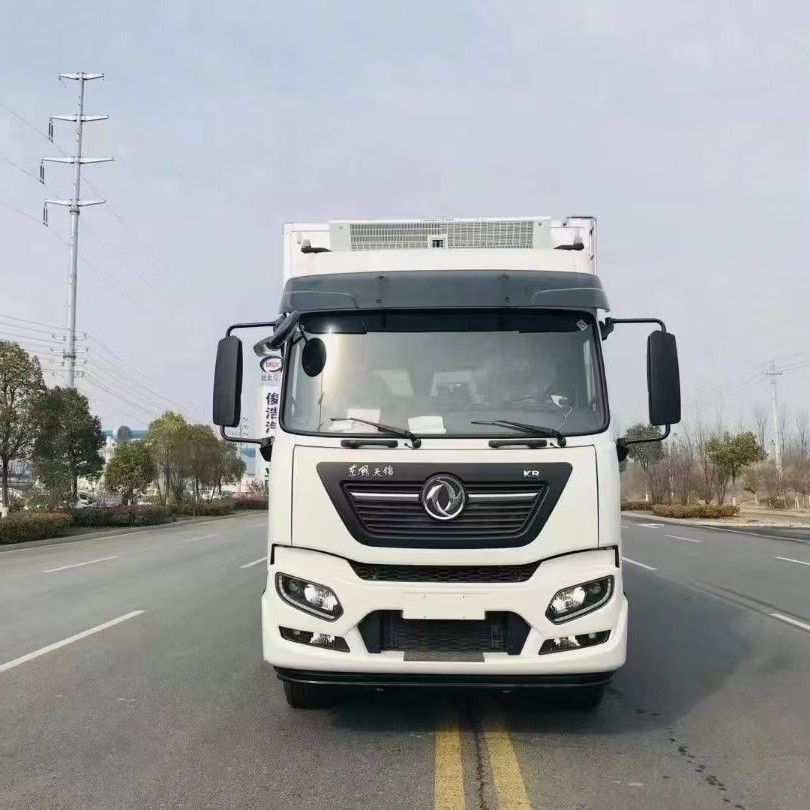 冷链车 东风天锦高顶双卧冷藏车