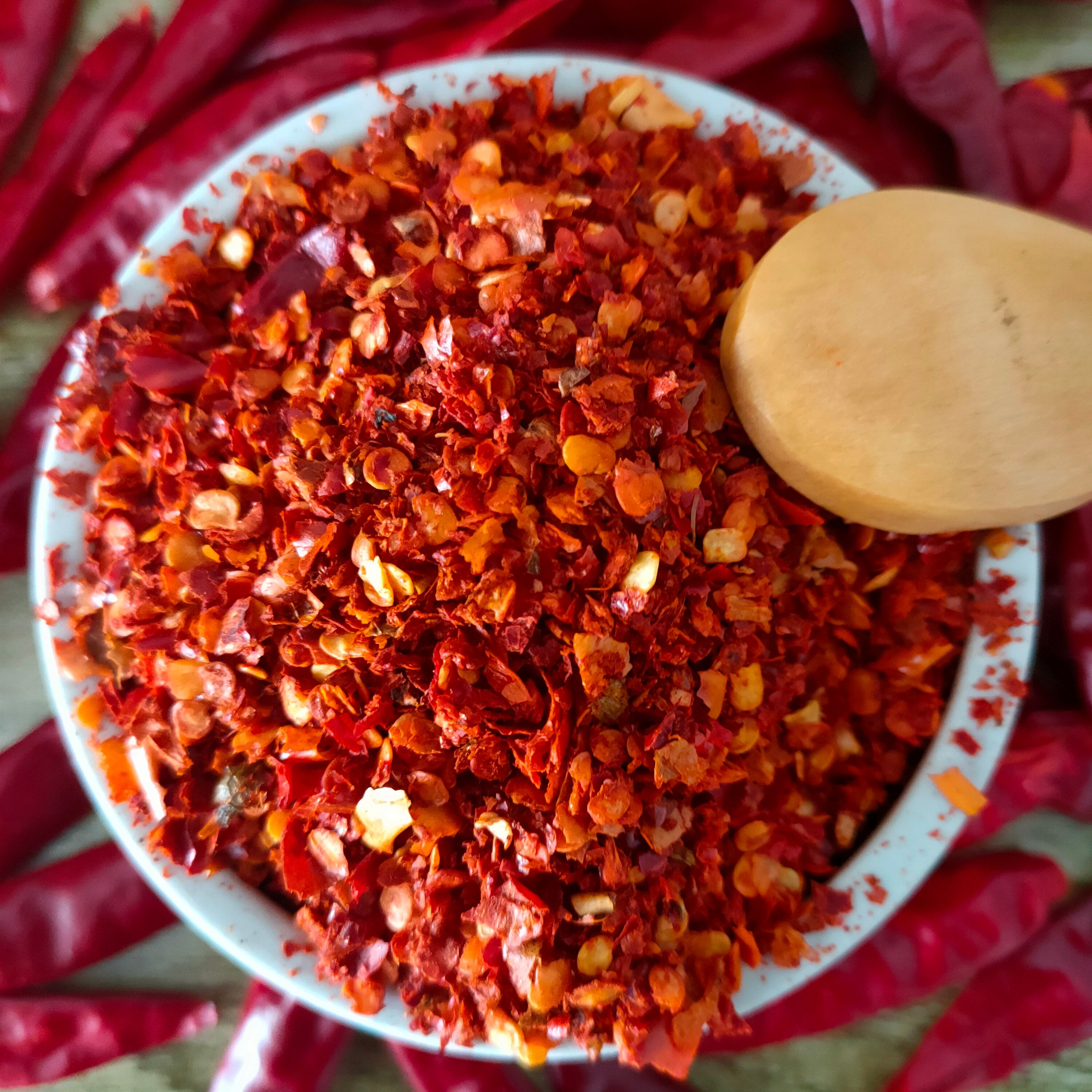 魔鬼椒粉  辣椒粉 辣椒面 印度魔鬼干辣椒 微辣中辣特辣粗粉