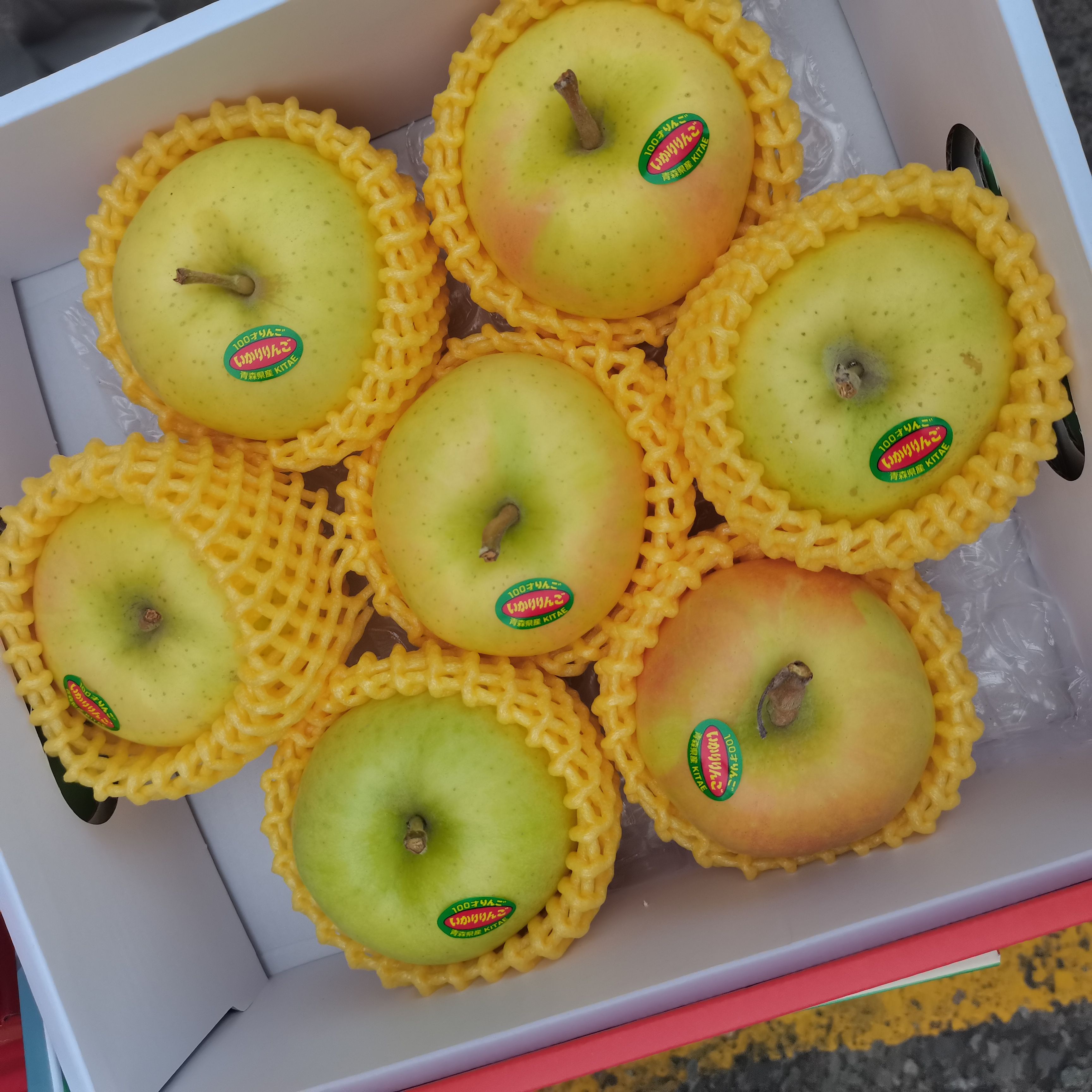 王林苹果  日本正宗水蜜桃苹果脆甜爽口香味浓郁7-8个4斤