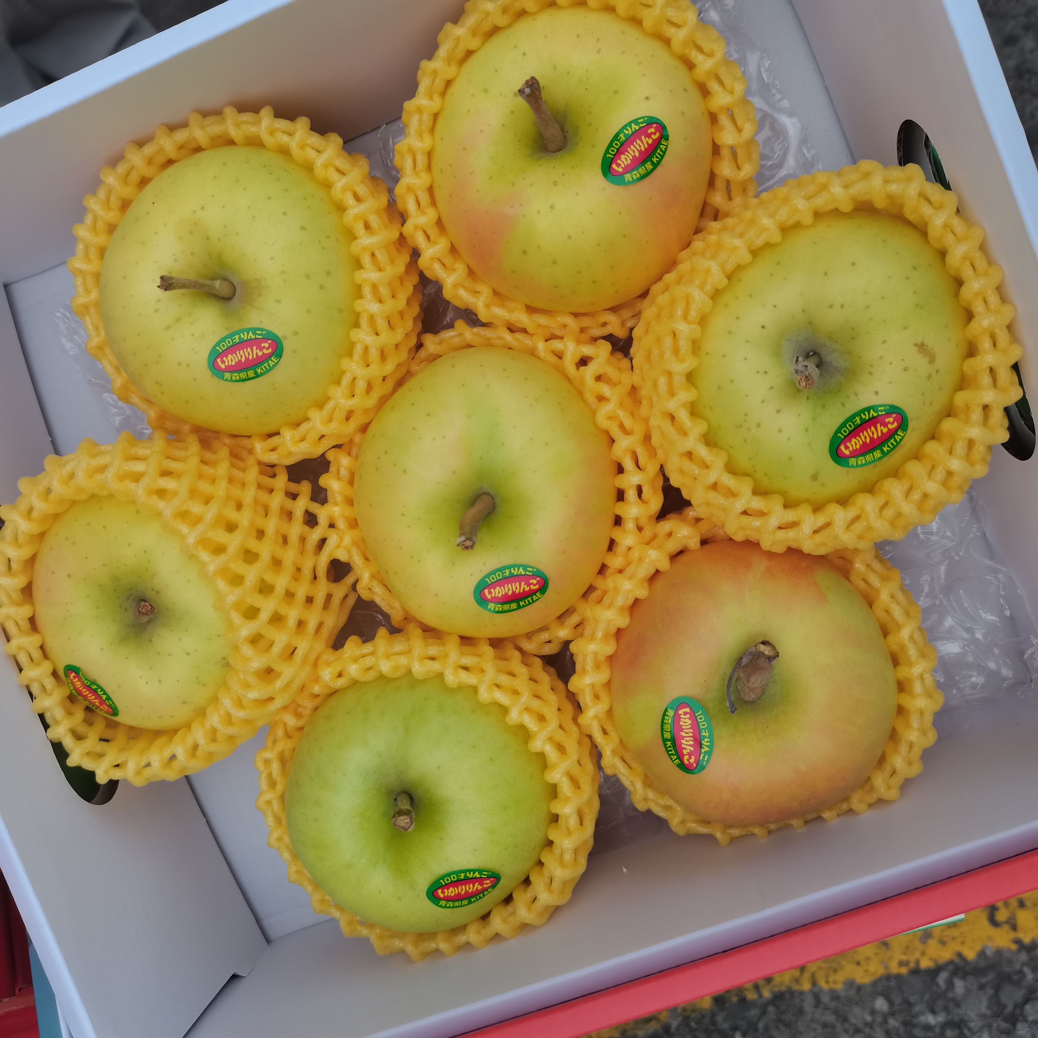 王林苹果  日本正宗水蜜桃苹果脆甜爽口香味浓郁7-8个4斤