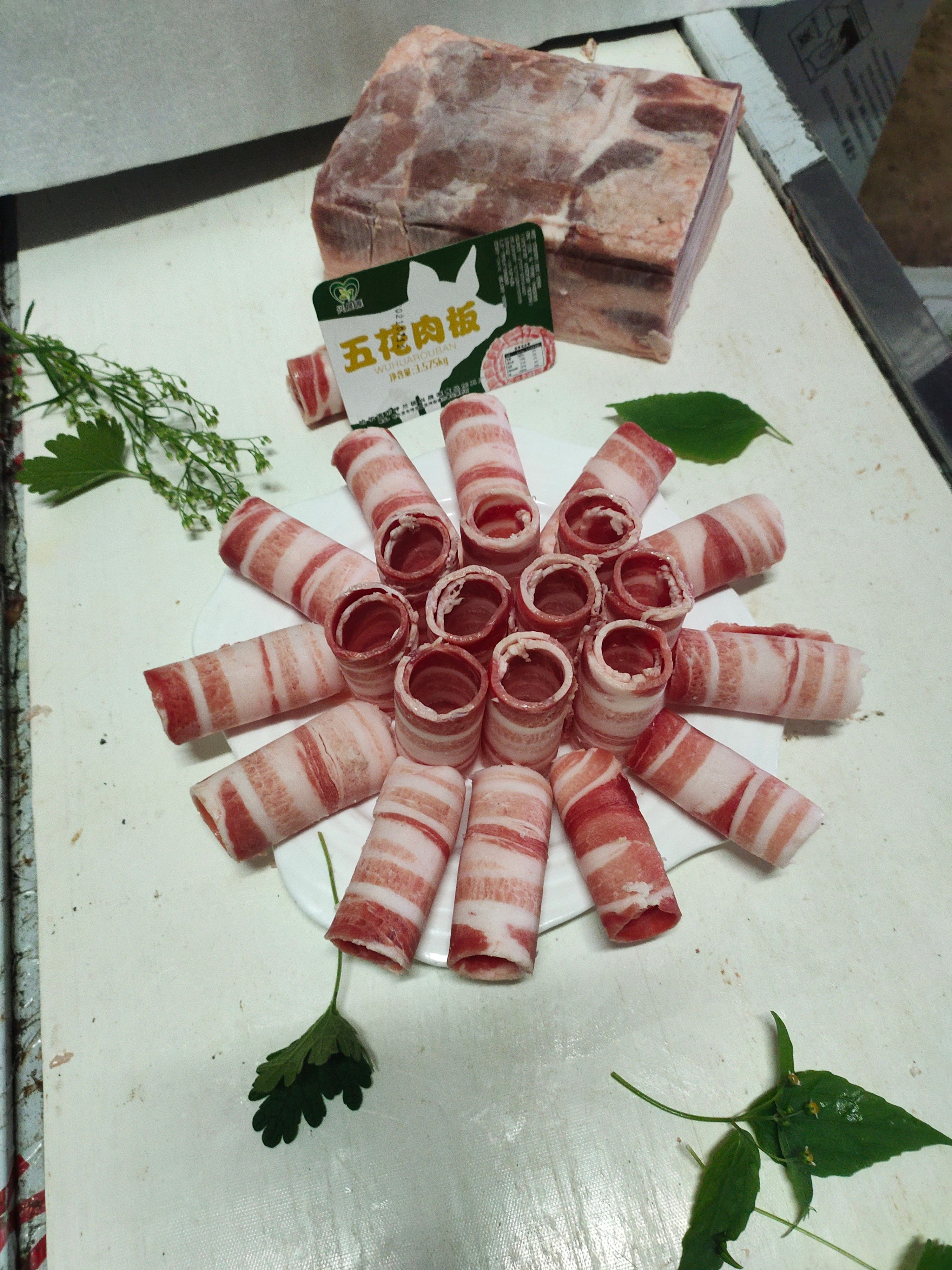  猪肉五花肉板