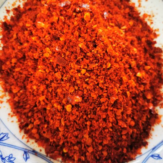 昆明云南辣椒中粗辣椒粉鲜红中辣制作油辣椒做咸菜