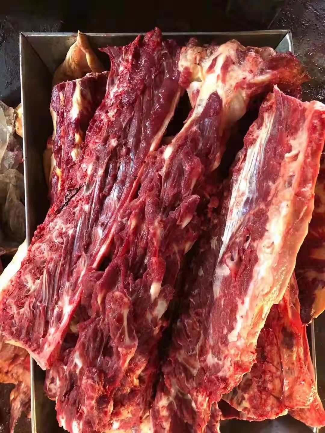 驴骨 鲜冻多肉驴脊骨 驴蝎子颜色鲜可切块儿 全程冷链运输