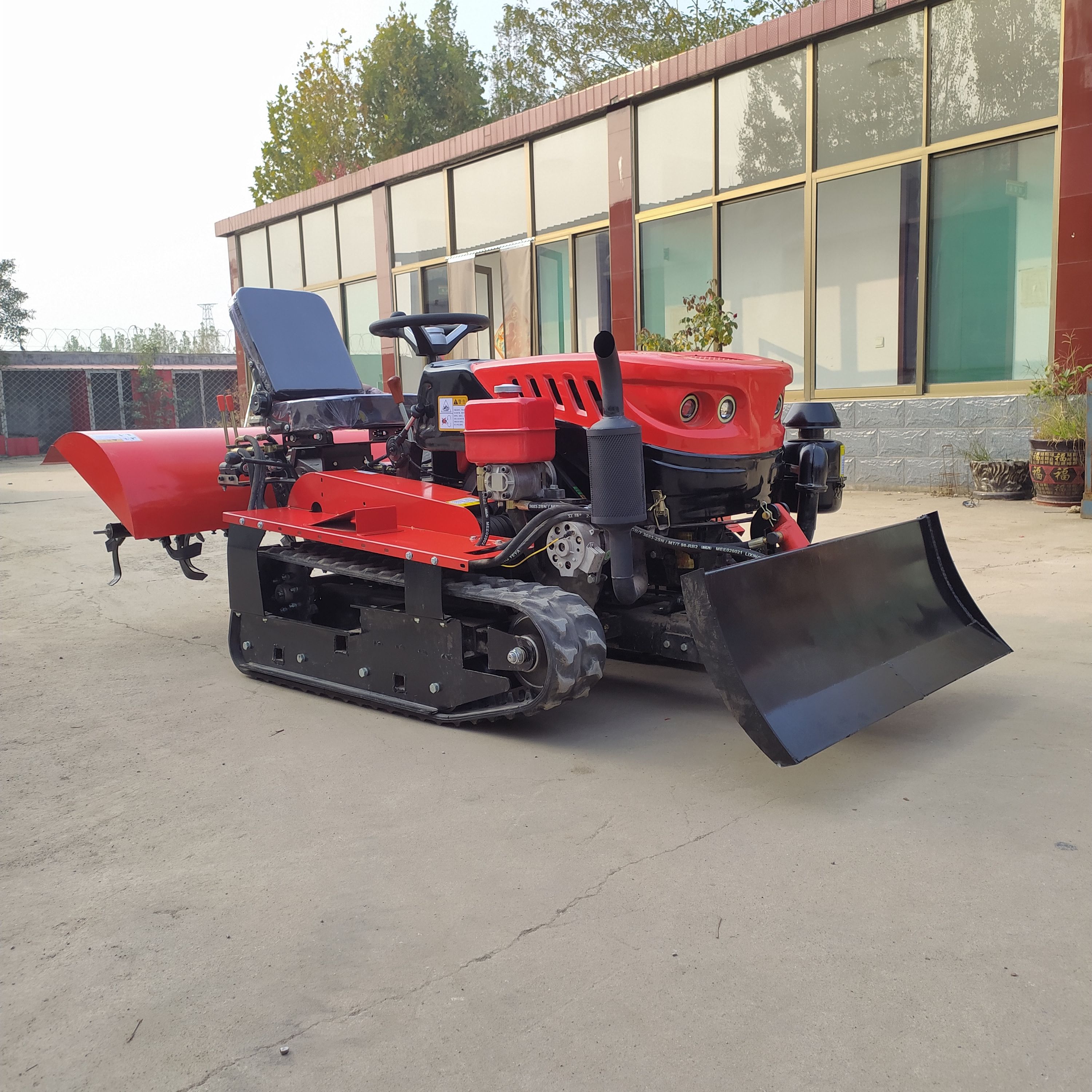 厂家 35马力座驾式履带旋耕机 果园旋耕除草开沟 起垄回填