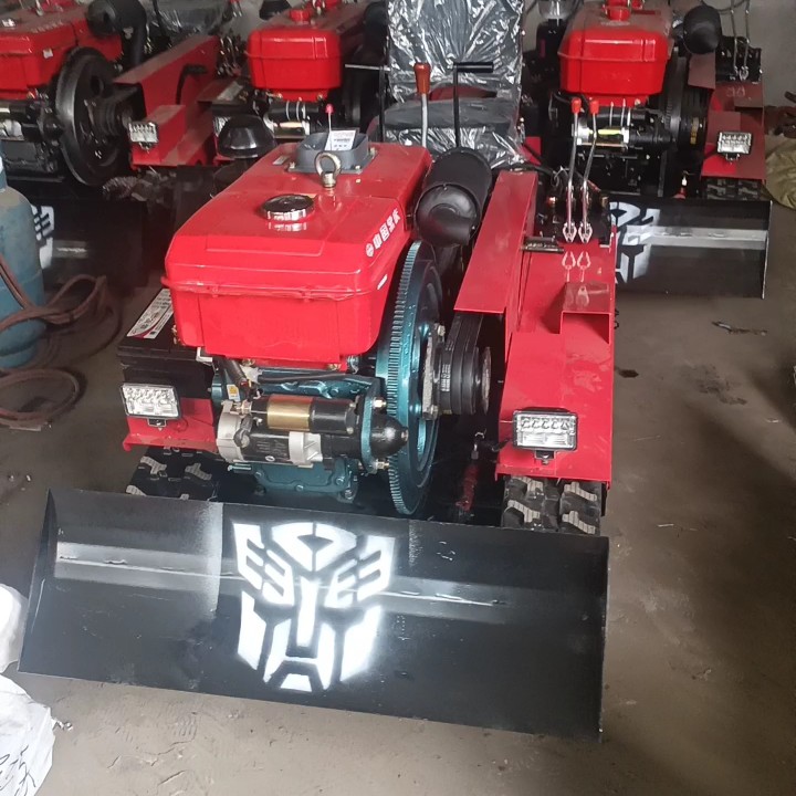 变形金刚25马力乘坐式履带微耕机