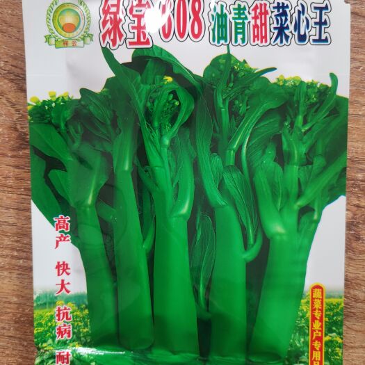 南宁甜菜心种子  608绿杆早熟菜心，小包装，耐热，生长快，一个