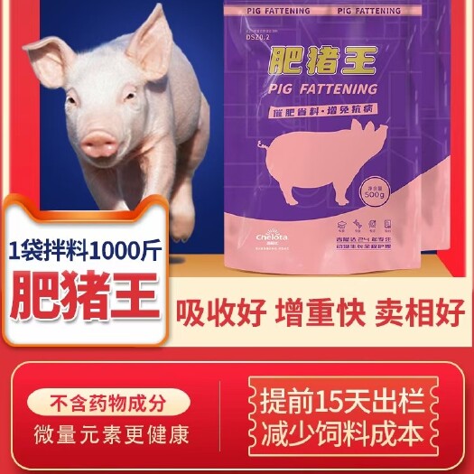 沙河市饲料添加剂  肥猪王买一箱送10袋