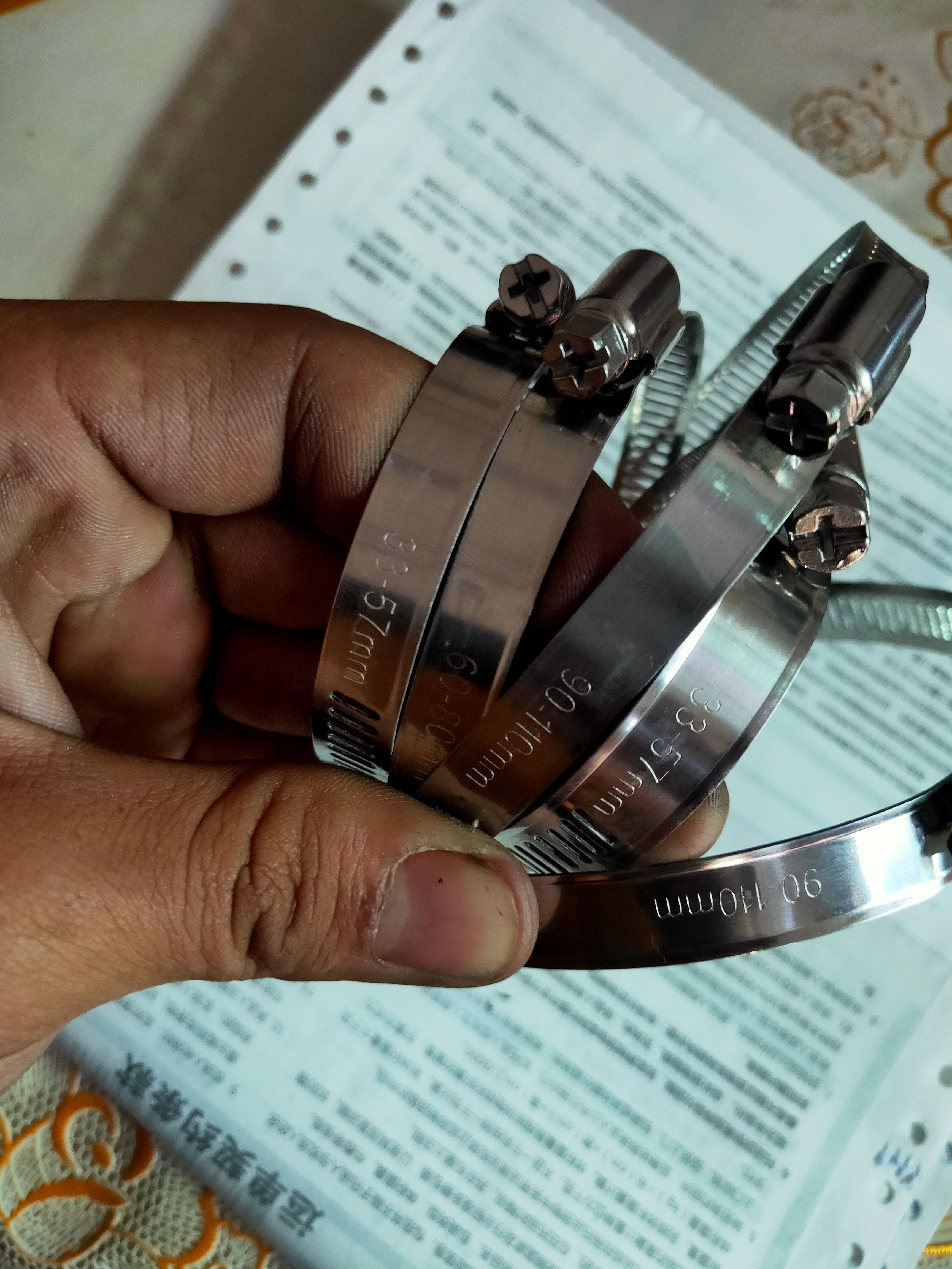  喉箍，滴灌带卡箍，1到10寸大量现货，手柄式卡箍