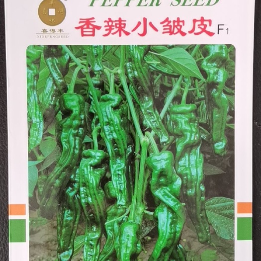 郑州薄皮辣椒种子  薄皮椒皱皮椒香辣小皱皮杂交抗病结果多，华为种