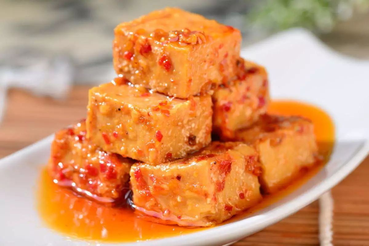 油豆腐  什邡红白镇豆腐乳