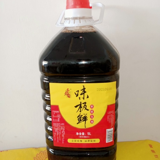 天长市味极鮮酱油  5升装