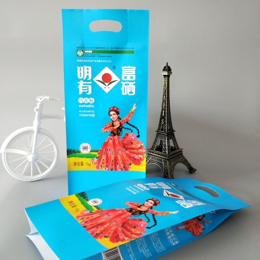 青岛新疆面粉袋，面粉牛皮纸袋，新疆面粉袋定做，彩印面粉袋定做
