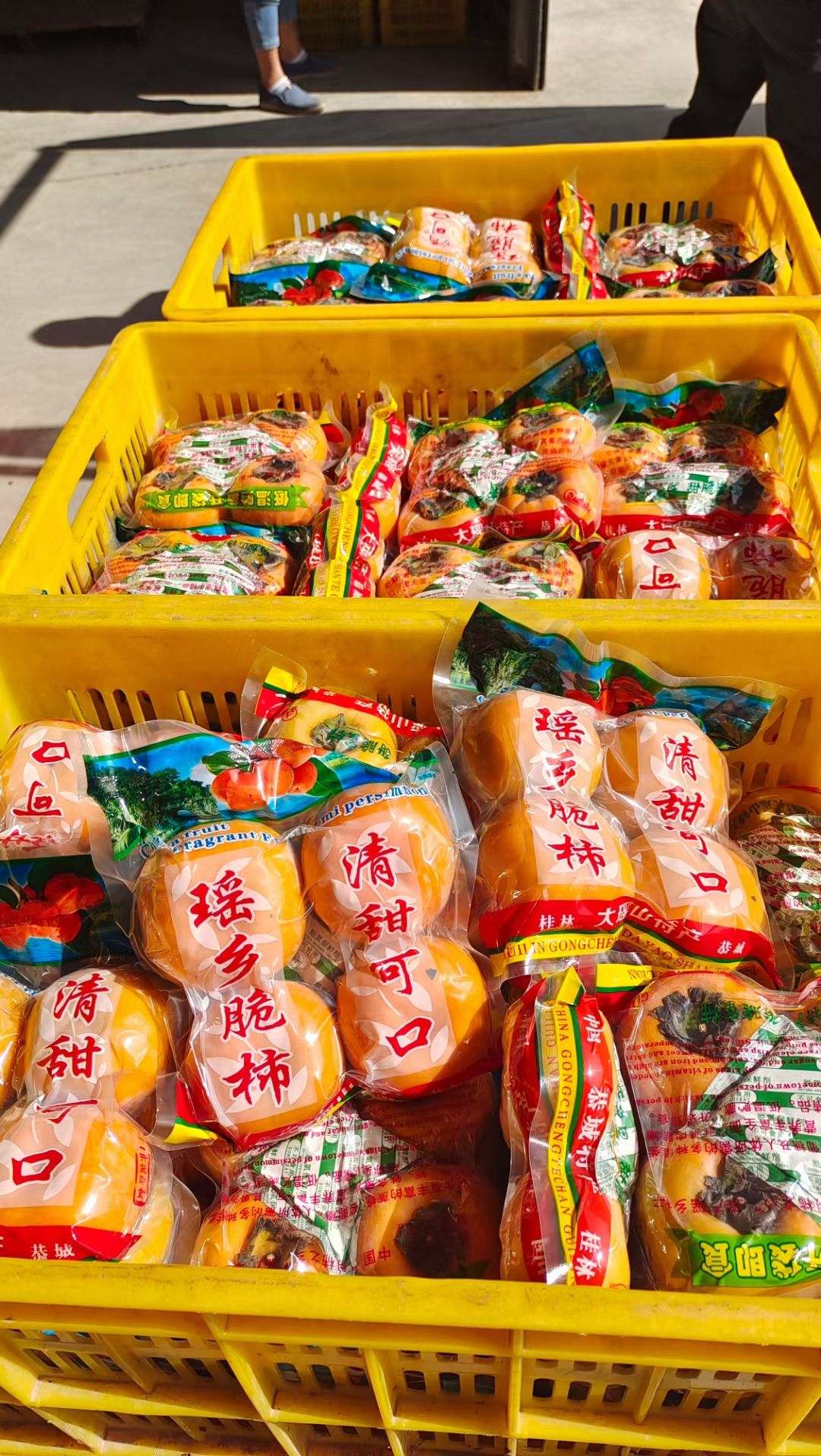 甜心柿  恭城柿子脆柿大红柿柿饼