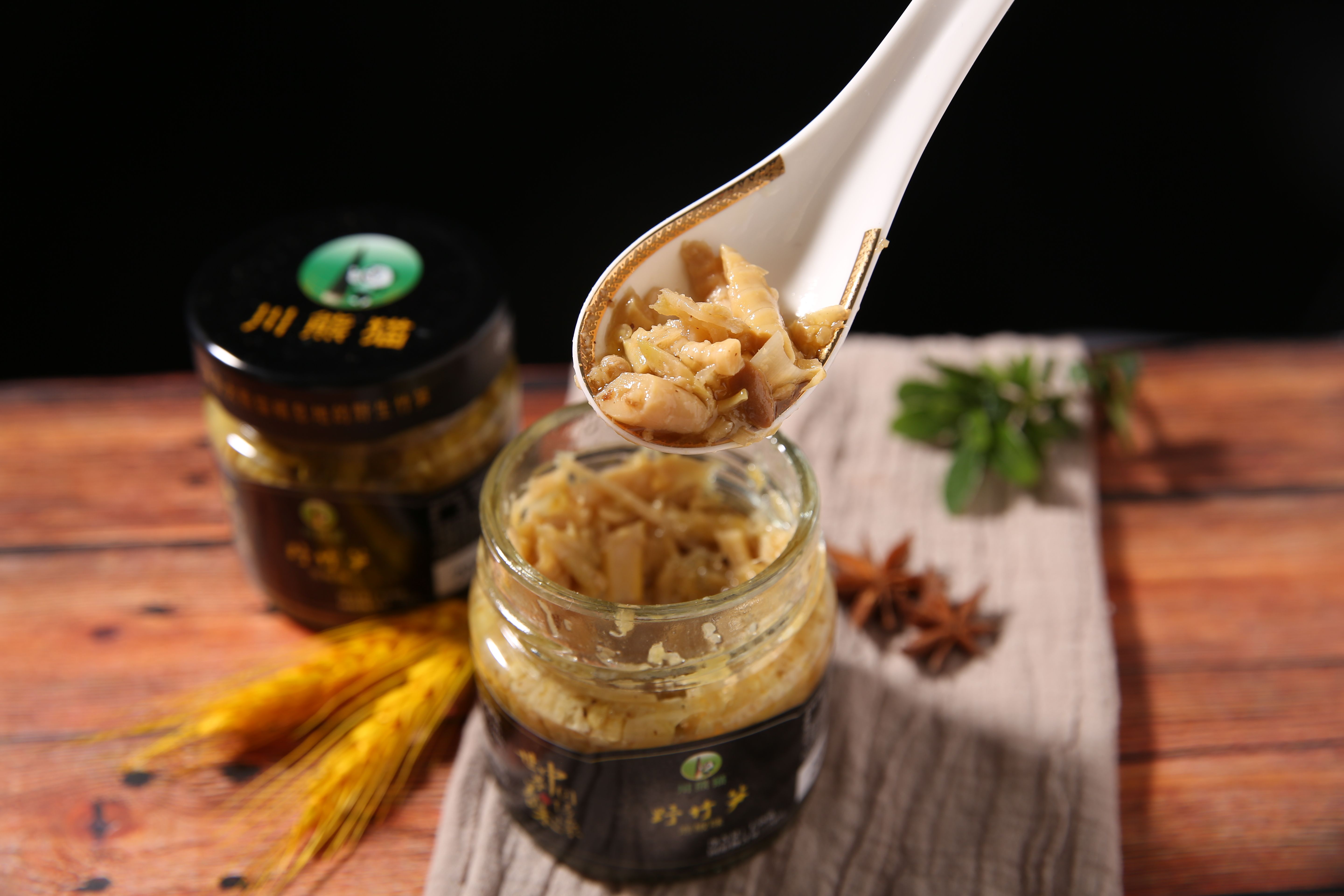 泡笋 川熊猫野竹笋下饭菜