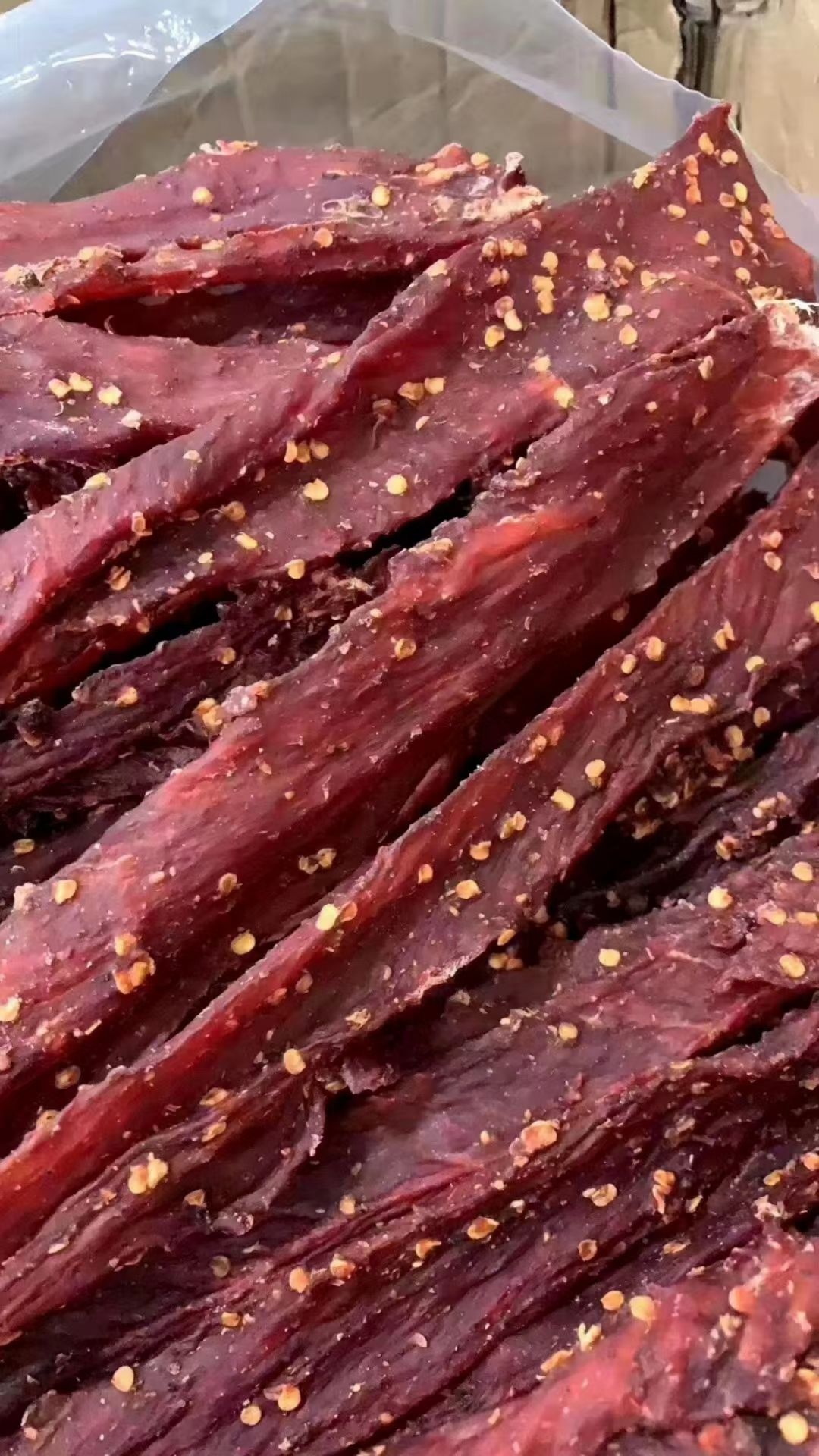 风干牛肉干，麻辣五香口味