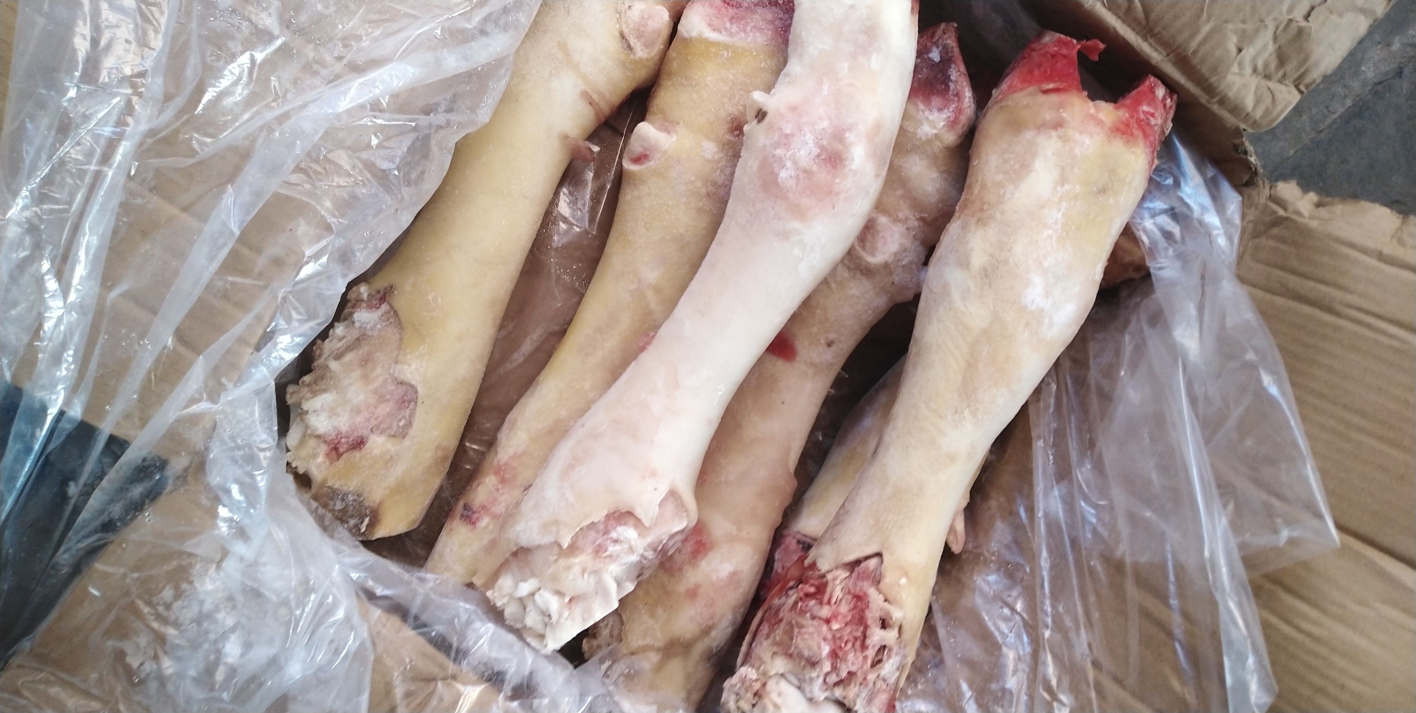 牛脚新鲜黄牛蹄农家散养牛脚牛掌带皮带骨带牛蹄筋没规定重量
