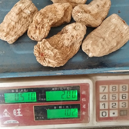 留坝县干天麻个子规格齐全，直条麻，片子