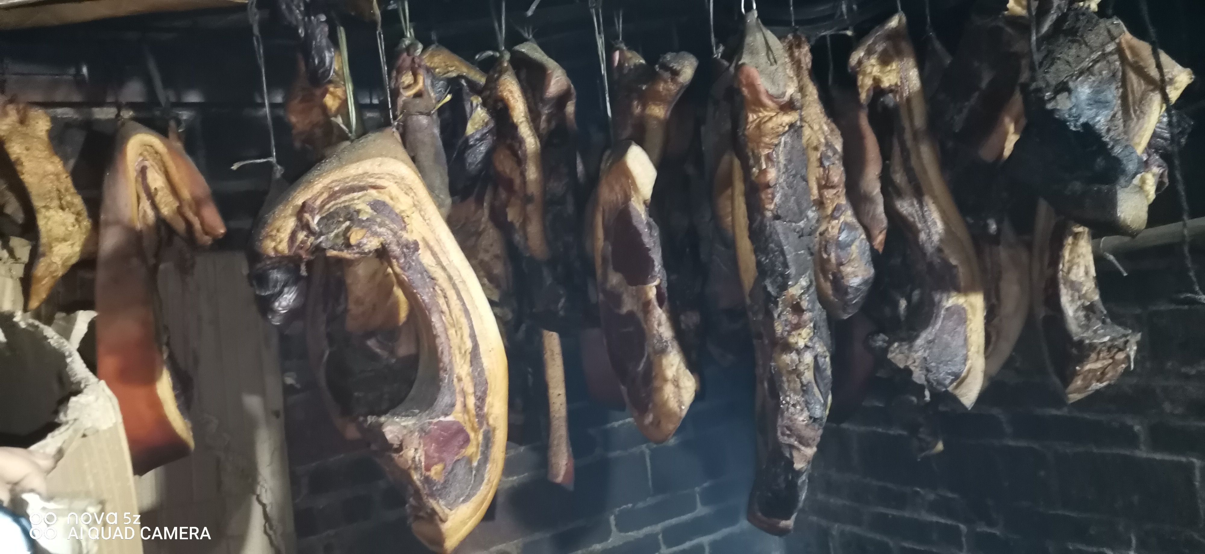 腊猪腿 农村腊肉