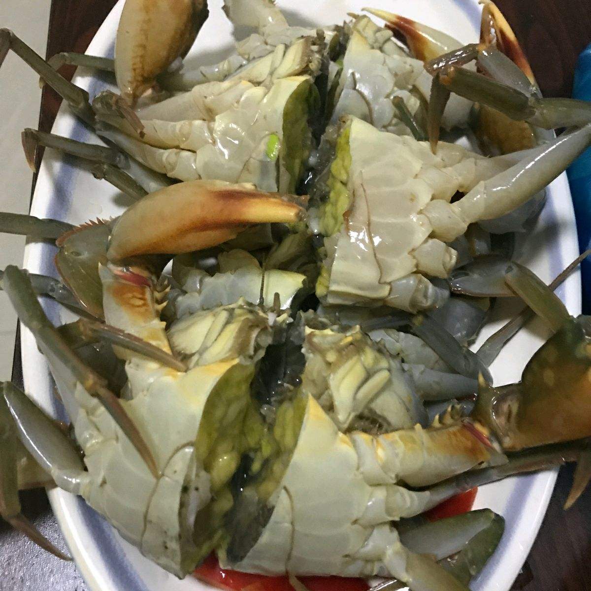 锯缘青蟹 广西钦州北部湾奄子蟹小肉蟹1两～3两专批发商电商