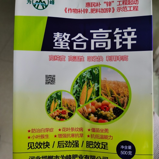 广平县颗粒锌  锌肥 螯合高锌，
