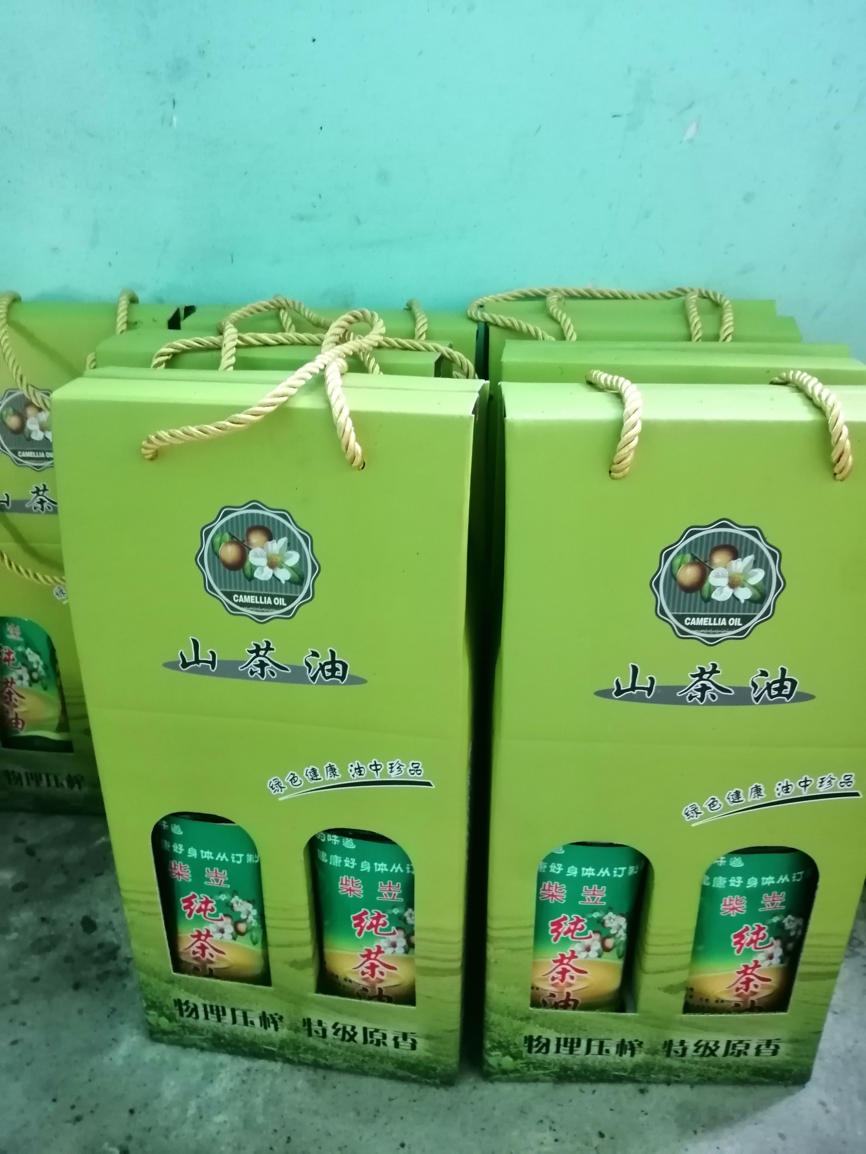 柴岦山茶油物理压榨提纯工艺按需包装
