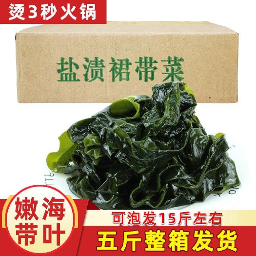 荣成市山东威海荣成盐渍裙带菜、裙带梗、裙带叶、海木耳