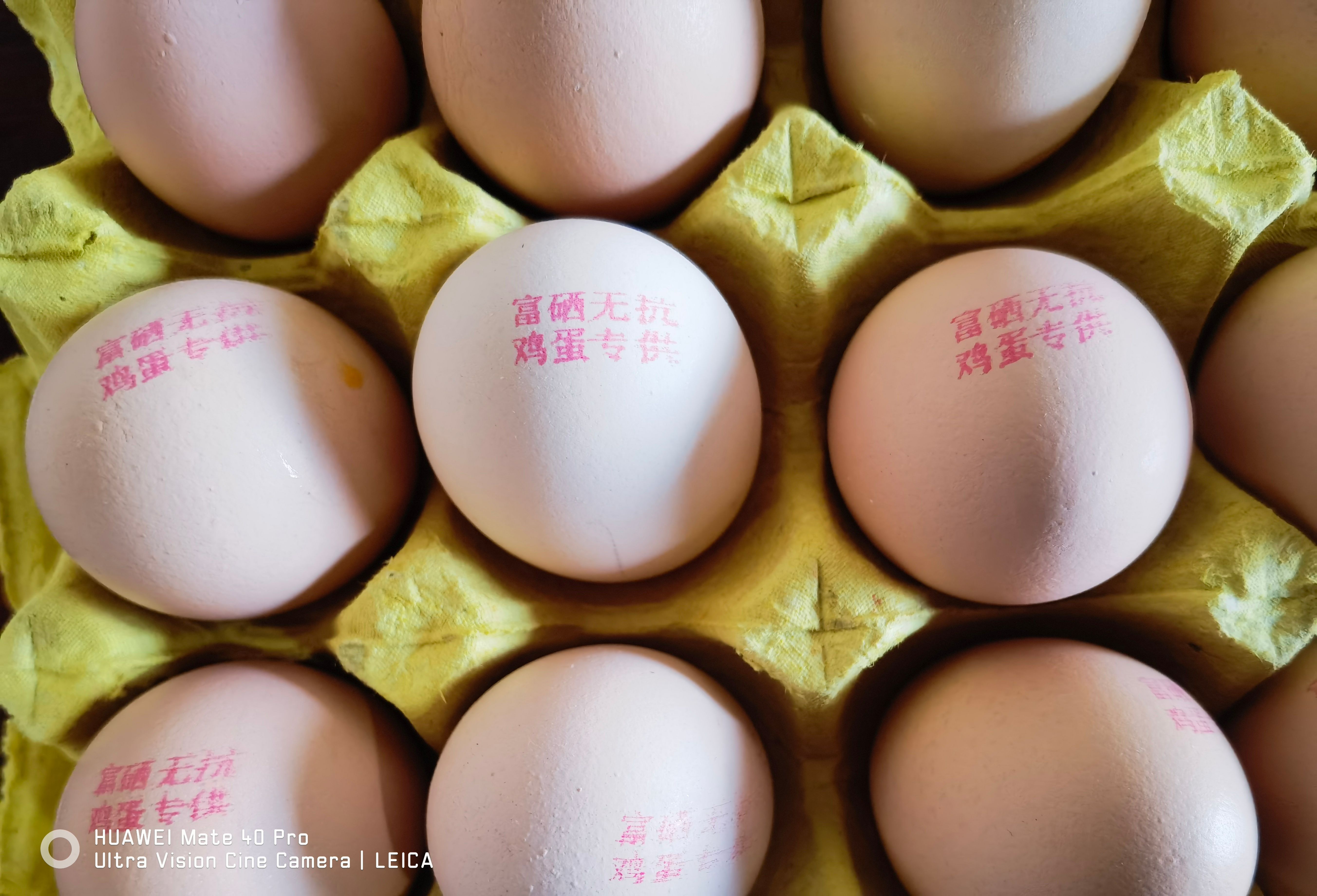 新泰市農場基地直供富硒無抗雞蛋富硒雞蛋可追溯可噴碼帶檢測報告