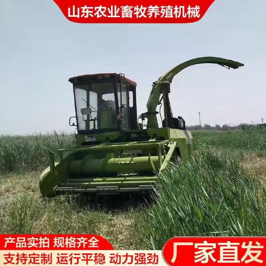青贮机轮式地滚刀青储收割机倒伏秸秆黄储机拾捡粉碎玉米秸秆青